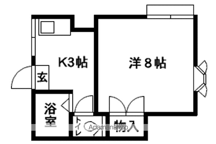 イヴォワール青葉205の間取り