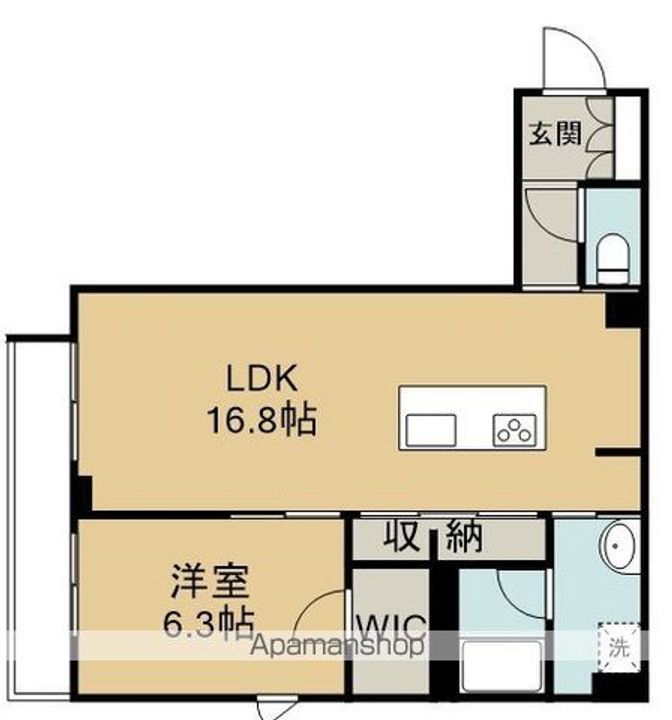 グランルージュの間取り