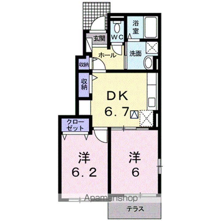 サンシャイン桜Ⅰの間取り