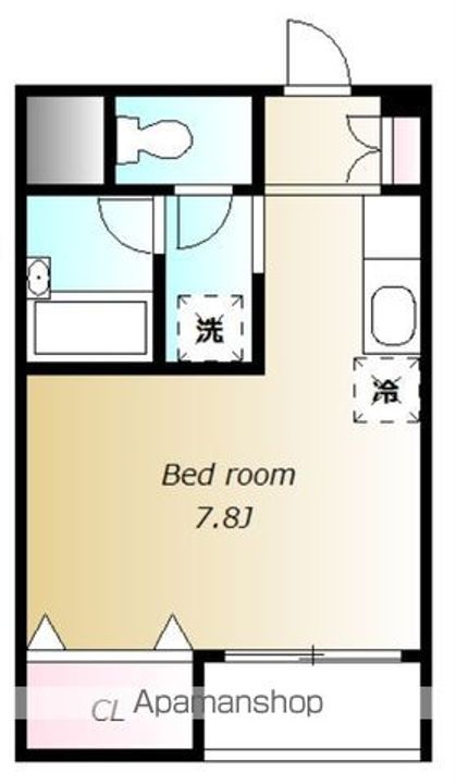 東京都杉並区浜田山2丁目の賃貸マンションの間取り