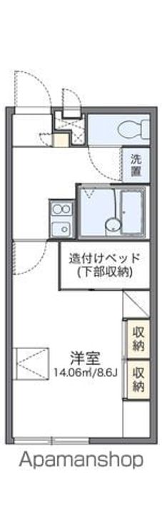 レオパレスエクセレントインの間取り