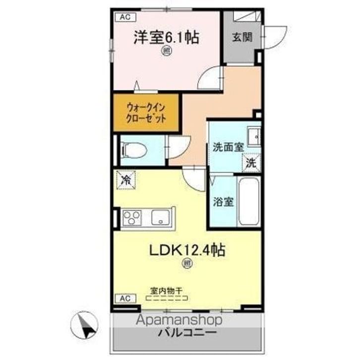 J.リヴェール高松西宝町 C棟の間取り