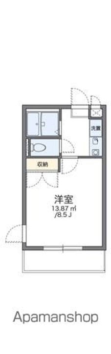 レオパレス北浦304の間取り