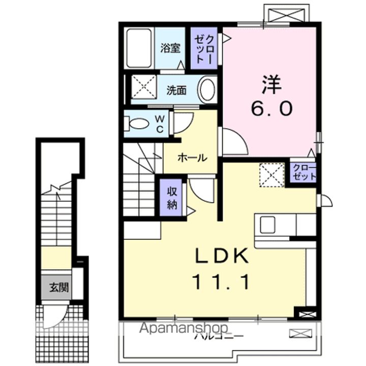 プラシードの間取り