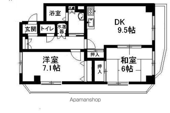 エクセリア駅南の間取り