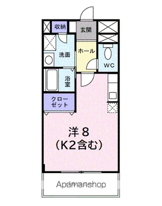 ブルック21の間取り