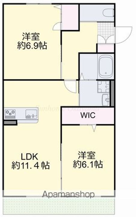 フォレストⅡの間取り