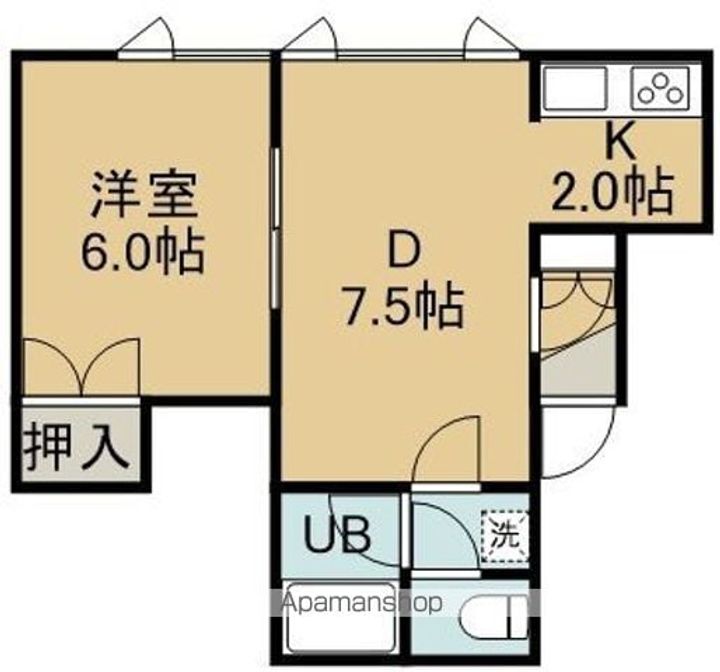 メモリーウエストBの間取り