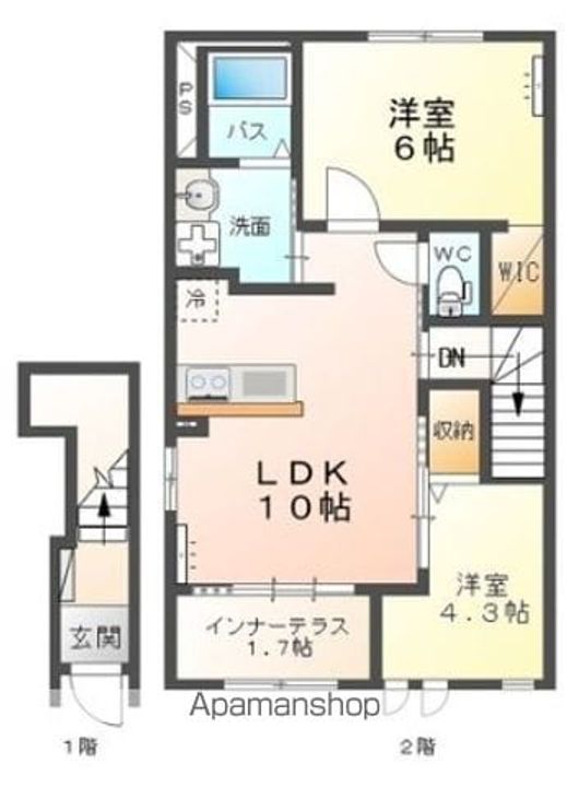 AMBITIONⅢの間取り