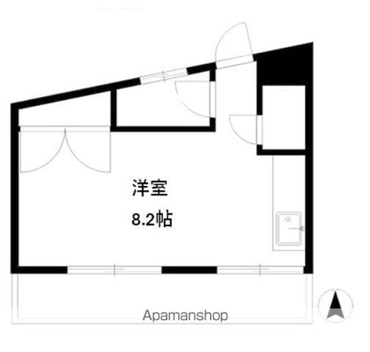 来島第1ビル401号室の間取り