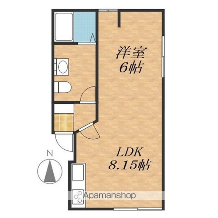 ユトリロ帯広東201の間取り