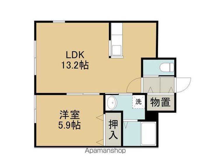 ロイヤルハイム明野新町I202の間取り