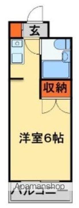 千葉県柏市東上町の賃貸マンションの間取り