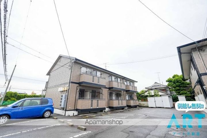 愛媛県松山市久万ノ台の賃貸アパートの外観