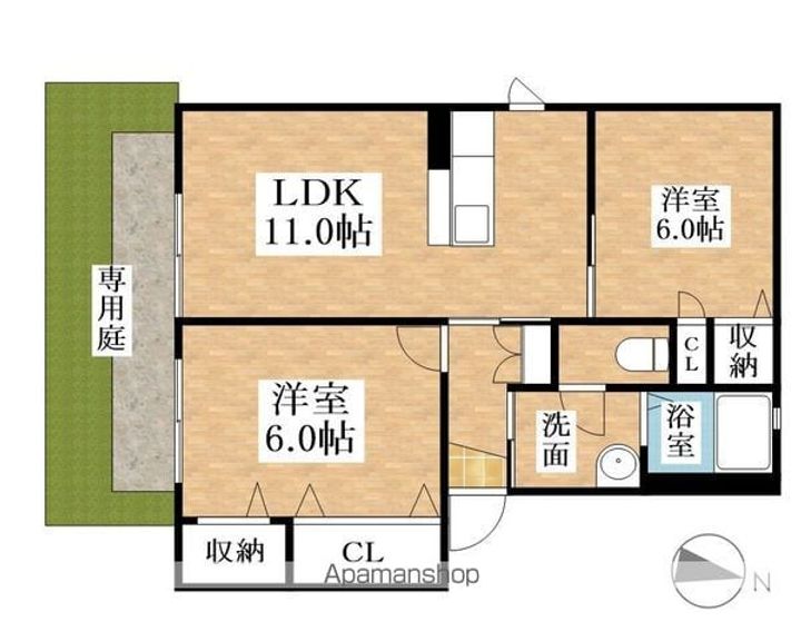 ESPOIRⅠの間取り
