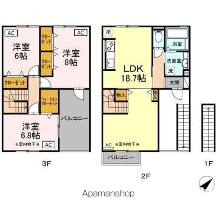 サンセールの間取り
