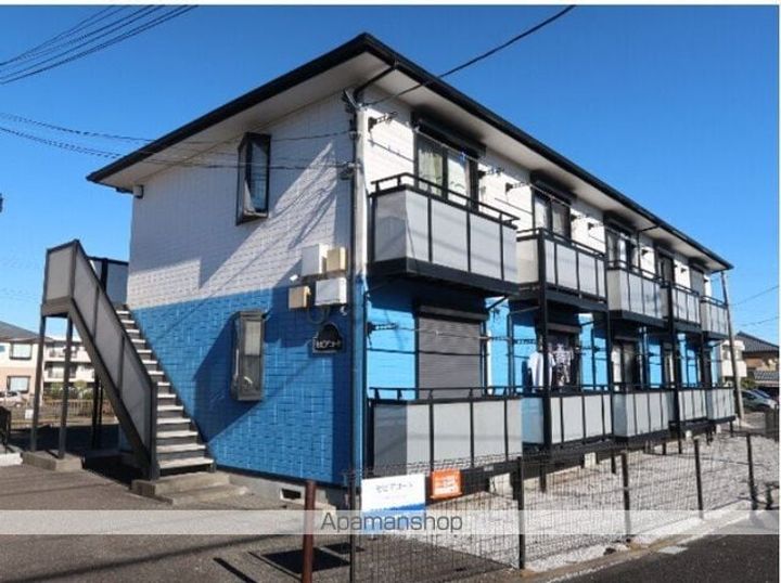 東京都日野市三沢1丁目の賃貸アパートの外観