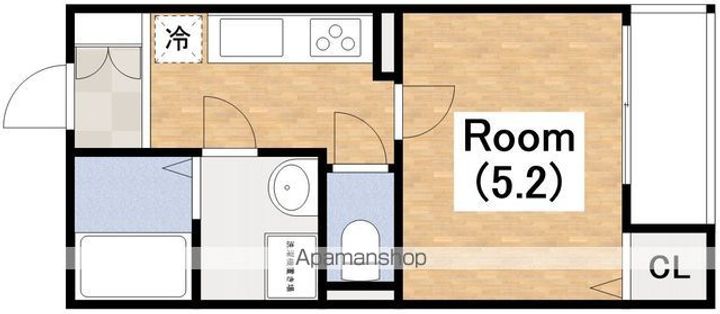 レジーナK花園302の間取り