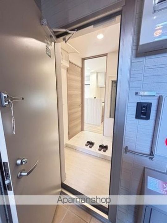 WM新八代 A棟の玄関