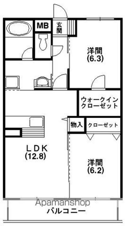 ゴールドスカイの間取り