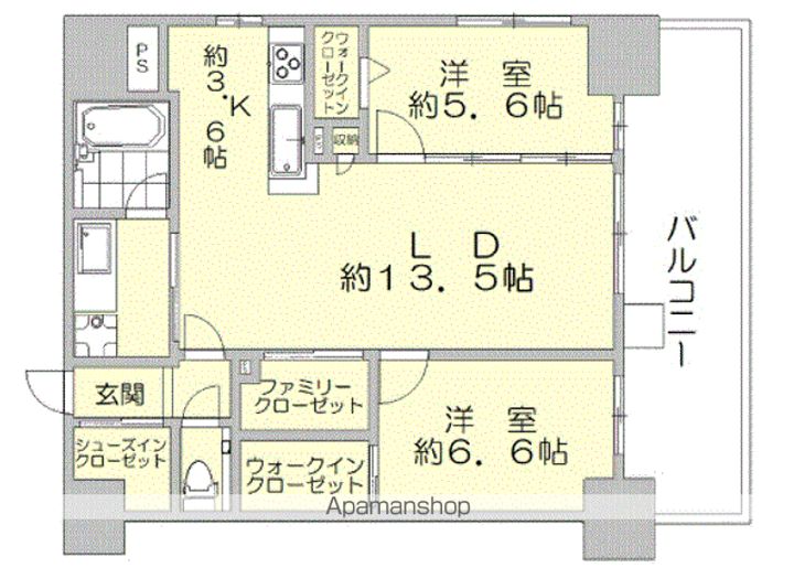 ゼクシオン博多505の間取り