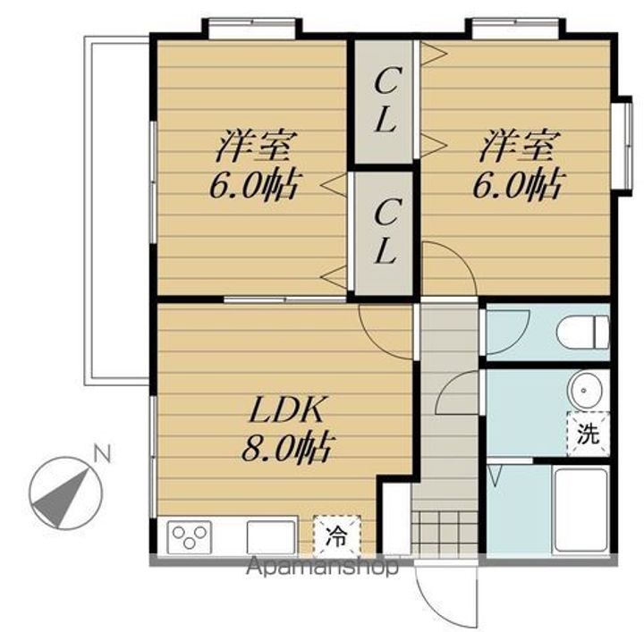 メゾンベルアーム301の間取り
