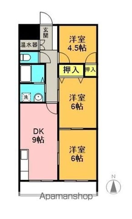 ファミールうすずみの間取り
