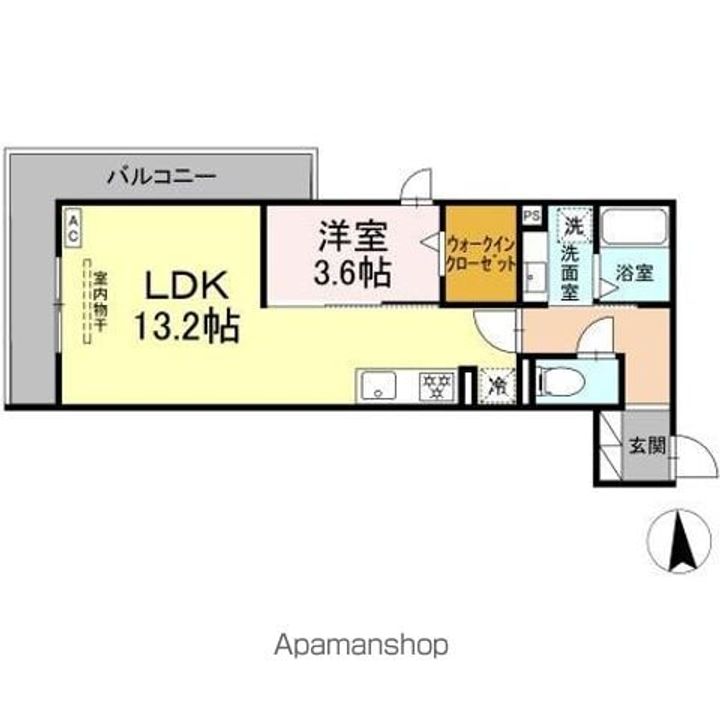 LACASA 天龍川町の間取り