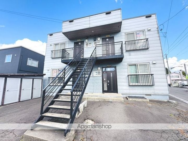 合田アパート2階右の外観