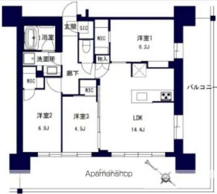 (仮称)千葉市中央区問屋町計画の間取り