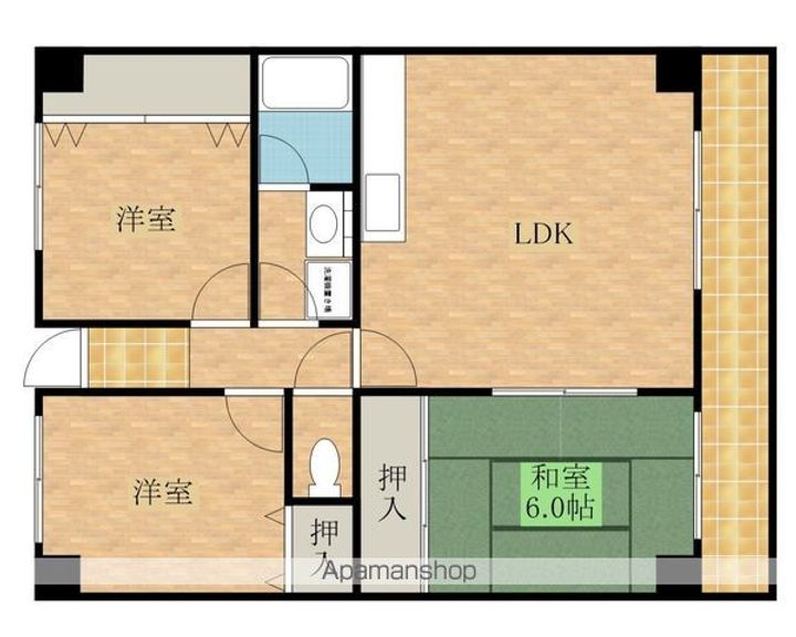 アーク八品207の間取り