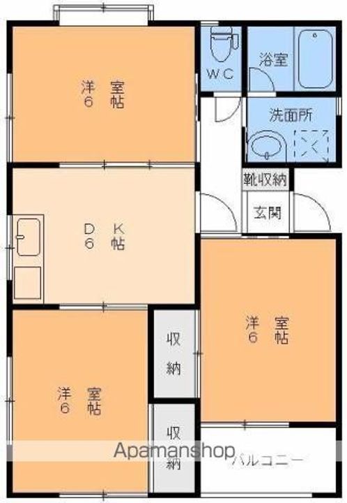 スペースハウスC201の間取り