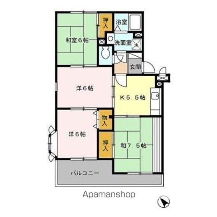 ロイヤル南流山の間取り