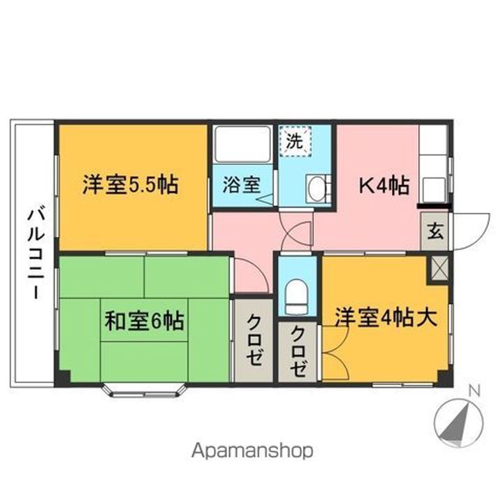 イーストワン樫の木森の間取り