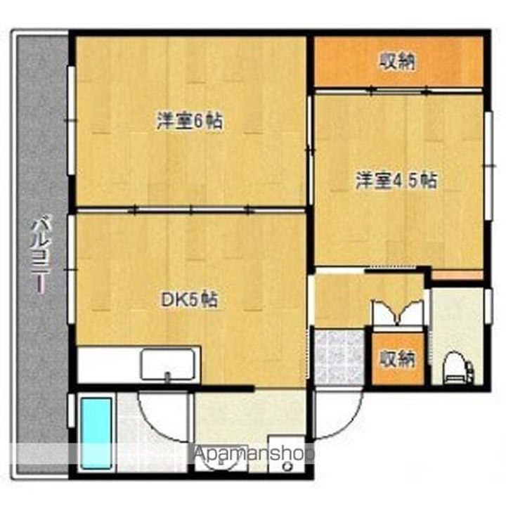 ソロンBLD三潴Ⅰ404の間取り