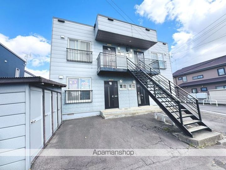 合田アパート2階右の外観