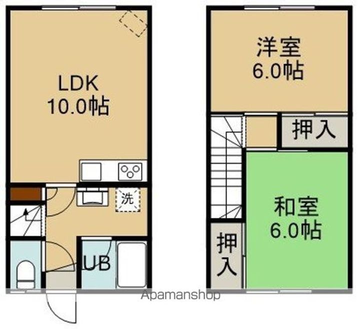 コーポじゅん2の間取り