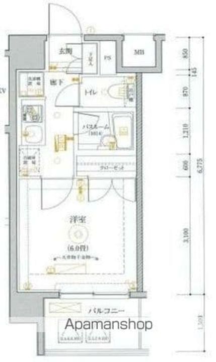 MAXIV関内の間取り
