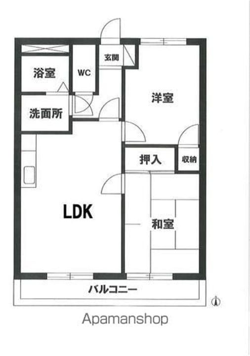 サンライズ末広の間取り