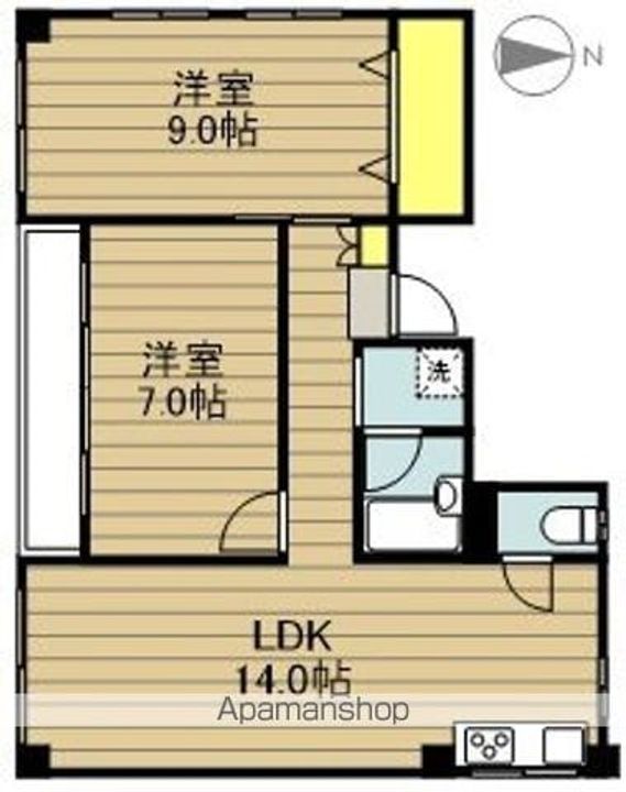 第五トーヨービルの間取り