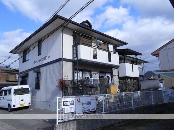 ステーションハウス久米Ⅲ B棟の外観