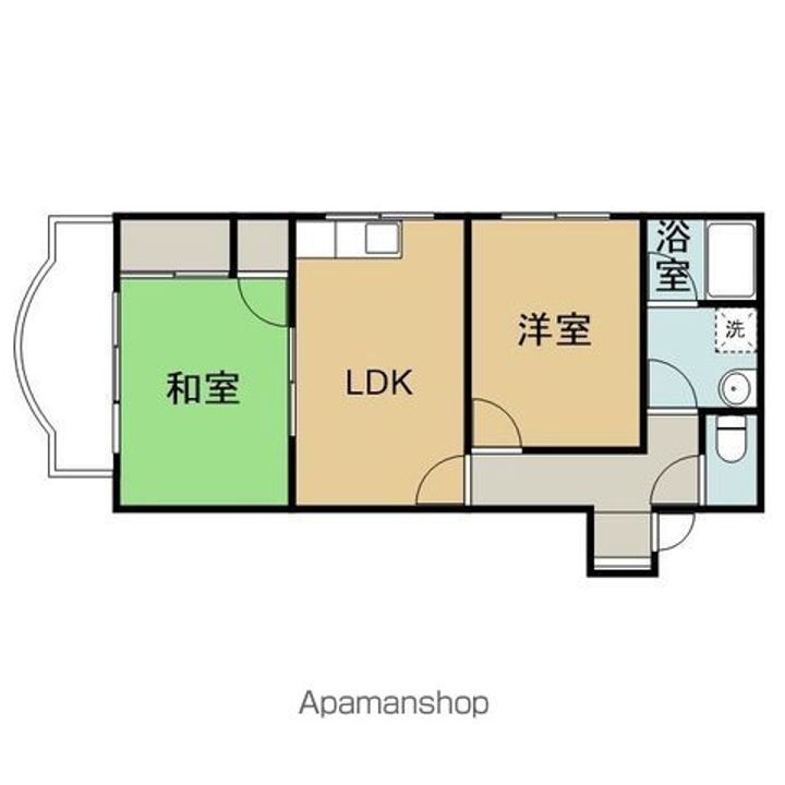 千葉県市川市欠真間2丁目の賃貸マンションの間取り