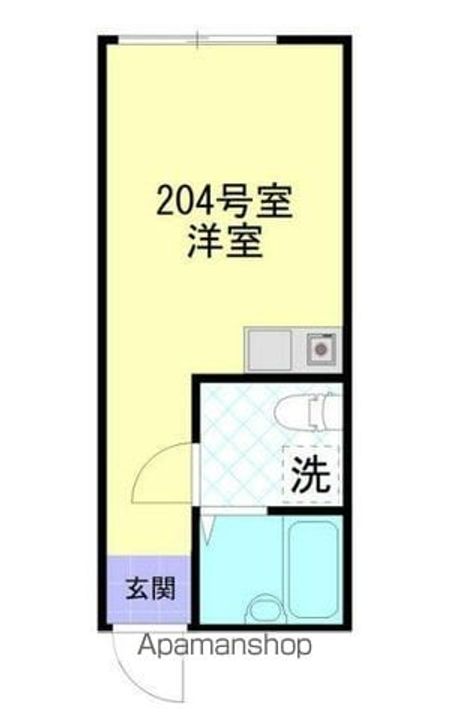 フォンテーヌ根岸の間取り