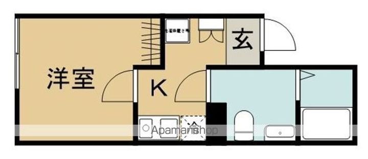 東京都杉並区阿佐谷北1丁目の賃貸マンションの間取り