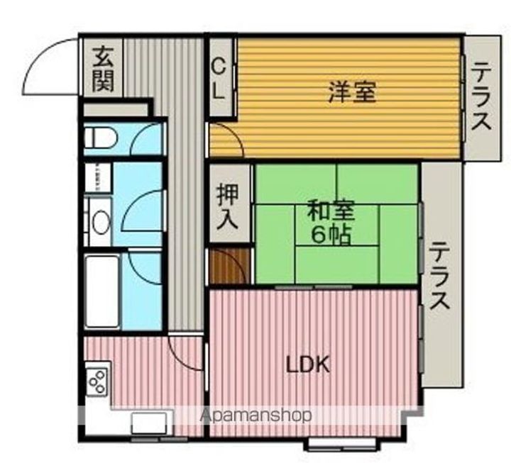 ラ・セーヌ豊中の間取り