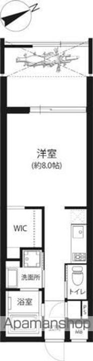 アクシオン大橋ルミナス503の間取り