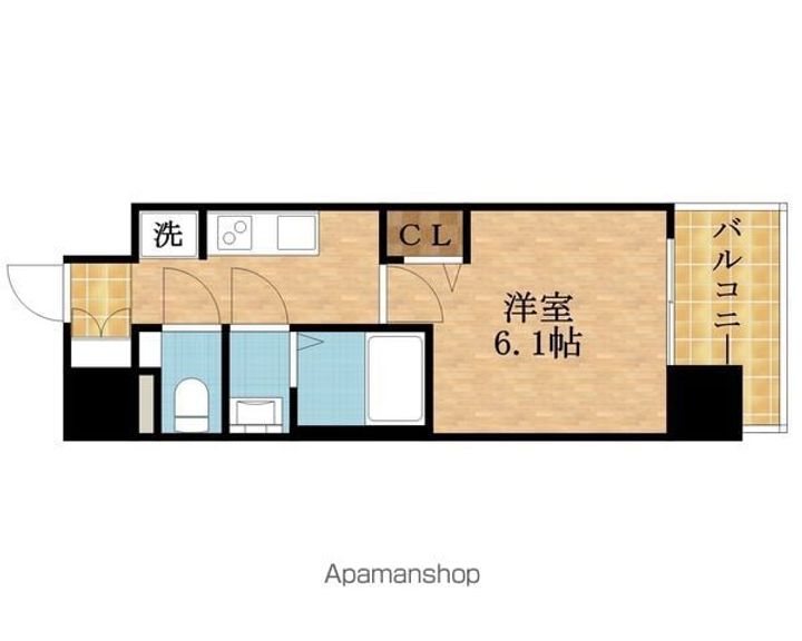プレサンス緑橋ソレアスの間取り