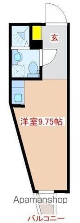ガレット南福岡の間取り