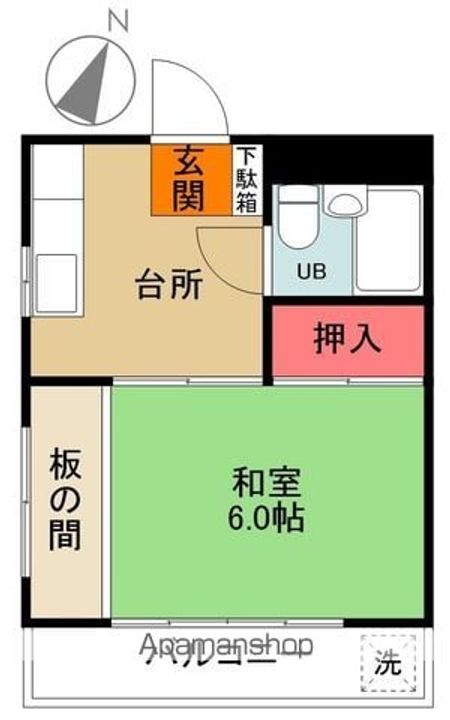 メゾン高陽307の間取り