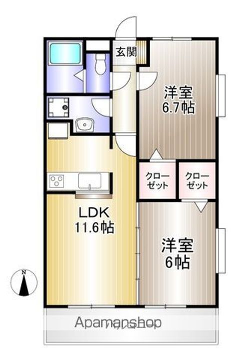 ルミエール鷺沼の間取り
